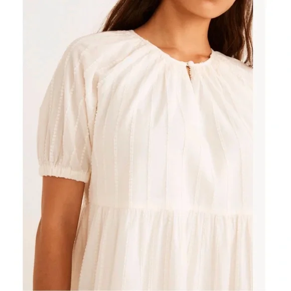 NWT Madewell Cream Dress Bubble Midi. New With Tag. Women’s Size Medium. - Picture 14 of 14
